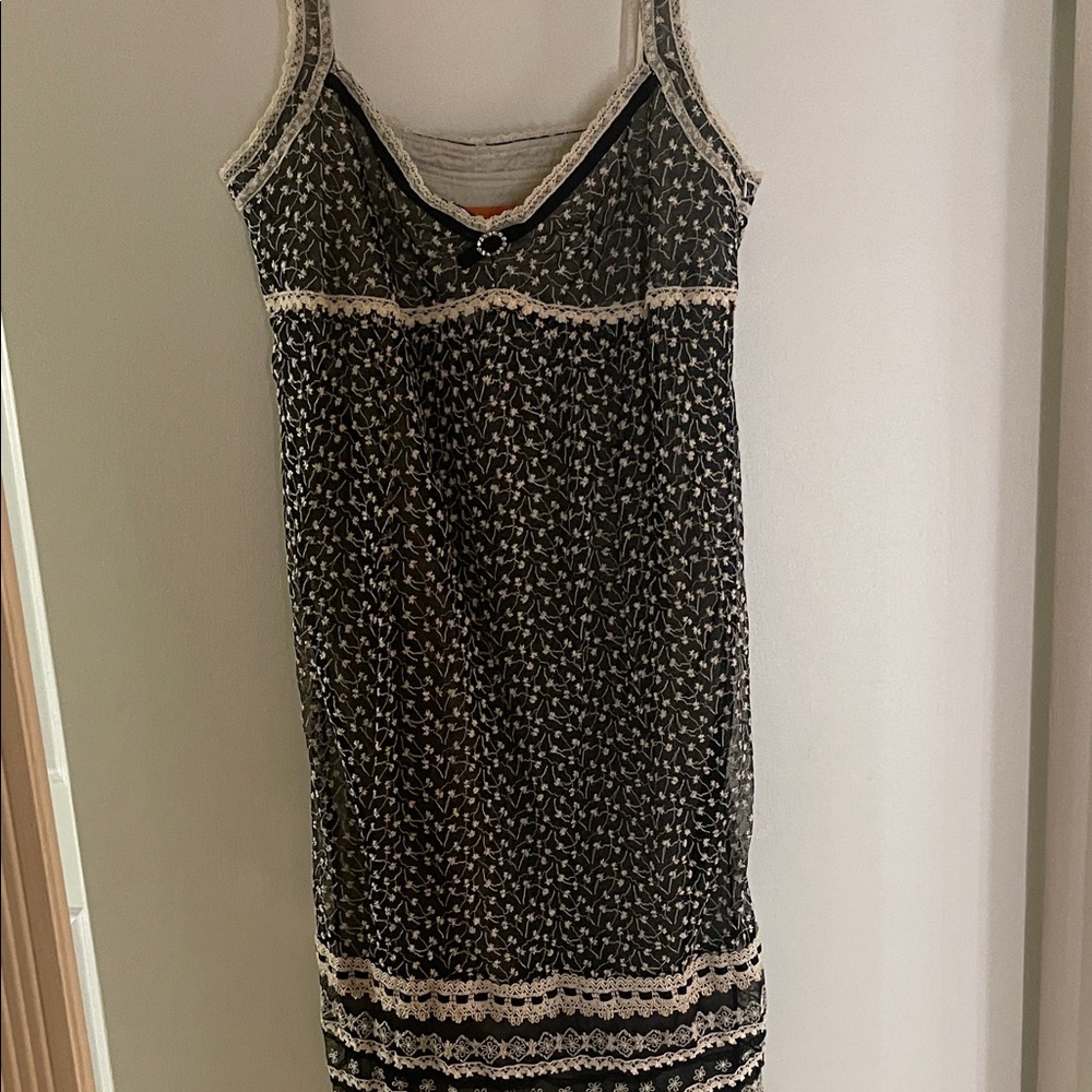 Cynthia Steffe Black and White Lace Dress